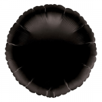 Black-Plain-Round-Foil-Balloon