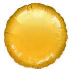 Gold-Plain-Round-Foil-Balloon