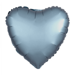 Satin-Luxe-Steel-Blue-Heart-18′-Foil-Balloon