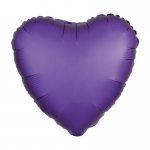 Satin-Luxe-Royal-Purple-Heart-18′-Foil-Balloon