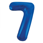 34inch Blue Number 7 Foil Balloon 55747