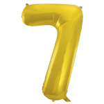 34inch Gold Number 7 Foil Balloon 53837