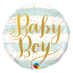 18IN BABY BOY BLUE STRIPES FOIL BALLOON 071444879996 88001-01 (1) (1)