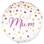 18IN BEST MUM HOLOGRAPHIC FOIL BALLOON 5060161229561 229561