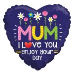 18IN MUM I LOVE YOU FOIL BALLOON 681070844697 8439118-01