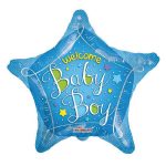 18IN WELCOME BABY BLUE STAR FOIL 681070199445 1973418-01