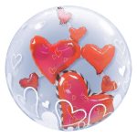 FLOATING HEARTS 24IN BUBBLE 831171002193 68808